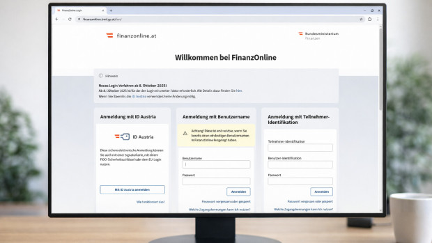 Höhere Sicherheit bei FinanzOnline ab Oktober